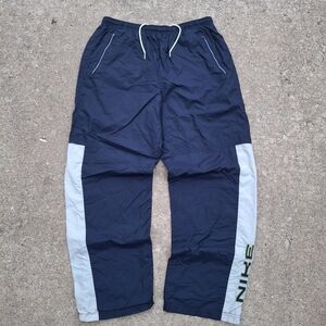Vintage Y2K Nike Baggy Windbreaker Pants Large